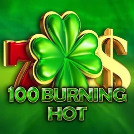 100 Burning Hot slot logo by Amusnet Interactive at Kingmaker Casino