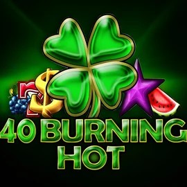 40 Burning Hot by Amusnet Interactive, showcased at kingmakercasino.eu – game logo
