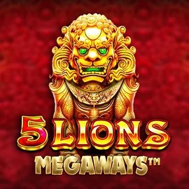 5 Lions Megaways logo by Pragmatic Play at Kingmaker Casino