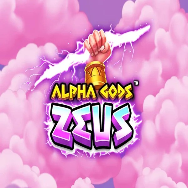 Alpha Gods Zeus logo – Slots by PearFiction Studios at Kingmaker Casino