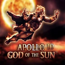 Slots logo of Apollo God of the Sun from Novomatic at Kingmaker Casino