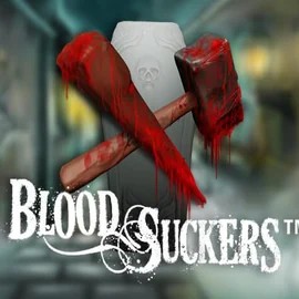 Official Slots logo: Blood Suckers by NetEnt at Kingmaker Casino