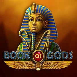 Book of Gods logo by BF Games at Kingmaker Casino
