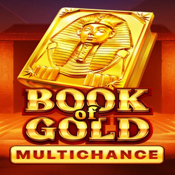 Book of Gold Multichance logo – Slots by Playson at Kingmaker Casino