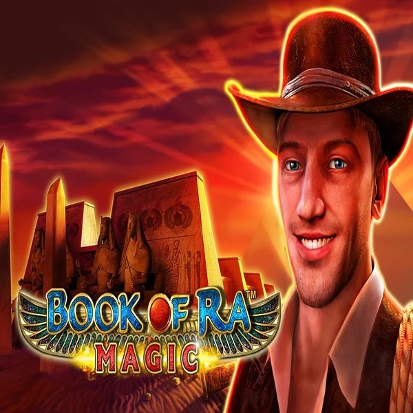 Book of Ra Magic by Greentube, showcased at kingmakercasino.eu – game logo