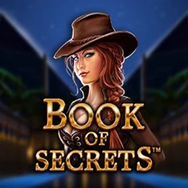 Book of Secrets logo by SYNOT Games at Kingmaker Casino
