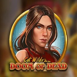 Cat Wilde and the Doom of Dead slot logo by Play’n GO at Kingmaker Casino