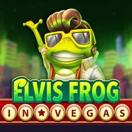 Slots logo of Elvis Frog In Vegas from BGAMING at Kingmaker Casino