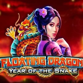 Floating Dragon Year of the Snake game by Pragmatic Play – logo hosted on Kingmaker Casino
