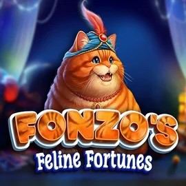 Fonzos Feline Fortunes online game logo by Pragmatic Play on kingmakercasino.eu