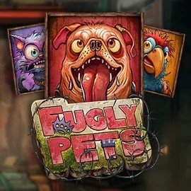 Fugly Pets slot icon by Stakelogic, available at Kingmaker Casino