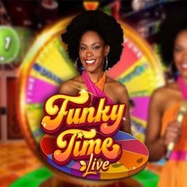 Funky Time logo – Live Casino by Evolution at Kingmaker Casino