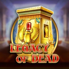 Legacy of Dead casino game by Play’n GO – featured logo at Kingmaker Casino