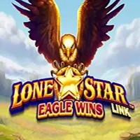Lone Star Link Eagle Wins slot logo by Novomatic at Kingmaker Casino