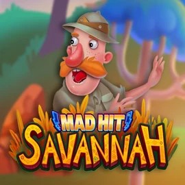 Mad Hit Savannah logo by RubyPlay at Kingmaker Casino