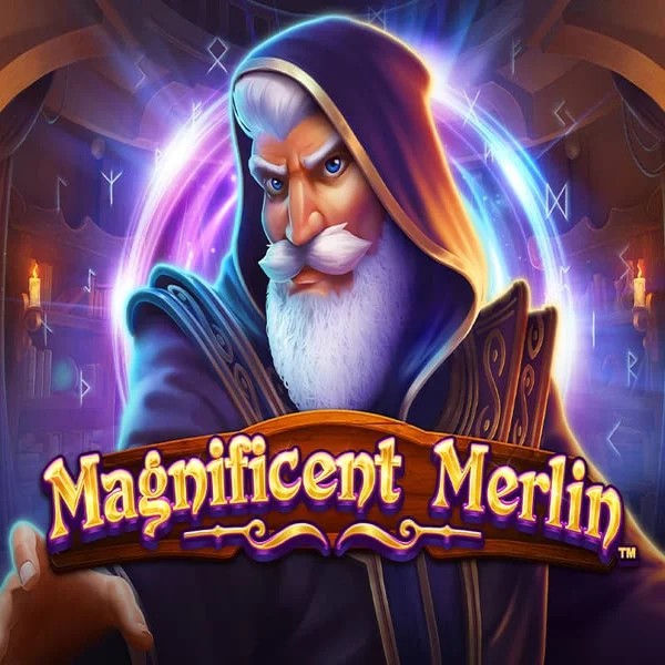 Magnificent Merlin logo by Greentube at Kingmaker Casino