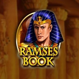 Ramses Book Deluxe slot logo by Gamomat at Kingmaker Casino