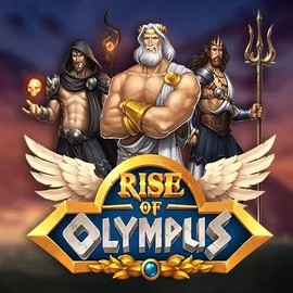 Rise of Olympus slot logo by Play’n GO at Kingmaker Casino