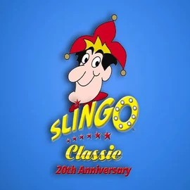 Slingo Classic 20th Anniversary casino game by Slingo – featured logo at Kingmaker Casino