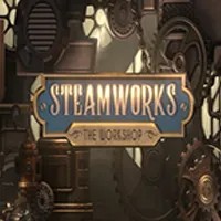 Steamworks The Workshop logo – Slots by Peter &amp; Sons at Kingmaker Casino