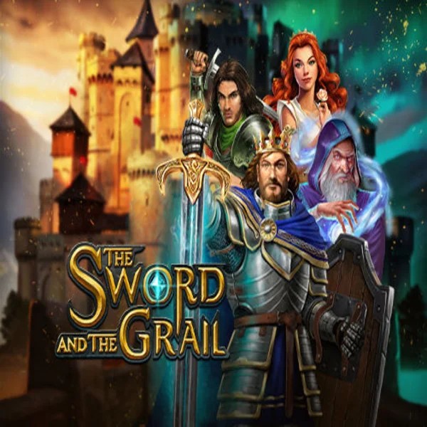 The Sword and the Grail logo – Slots by Play’n GO at Kingmaker Casino