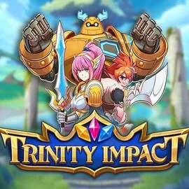 Trinity Impact slot logo by Play’n GO at Kingmaker Casino