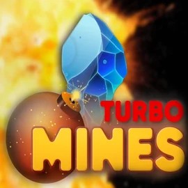 Turbo Mines logo – Casino by Turbo Games at Kingmaker Casino