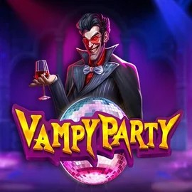 Vampy Party slot logo by Pragmatic Play at Kingmaker Casino
