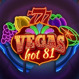 Vegas Hot 81 slot logo by Wazdan at Kingmaker Casino
